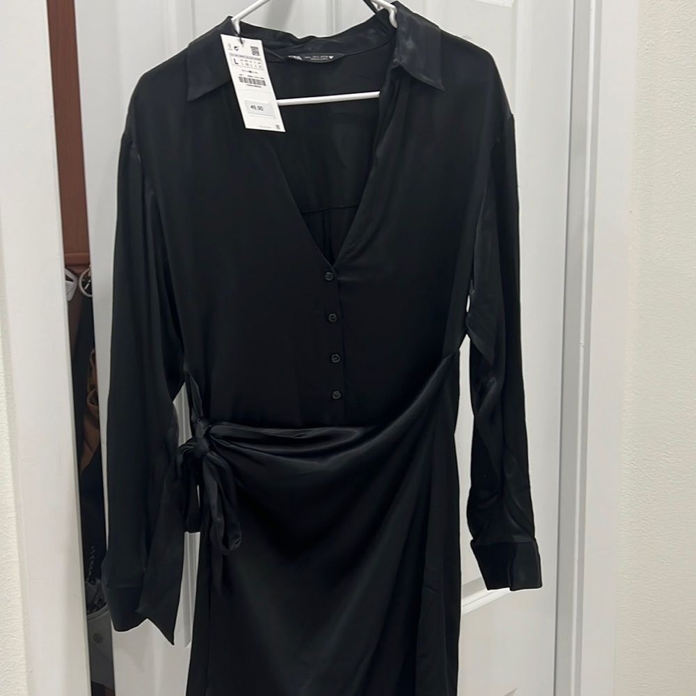 Zara black dress